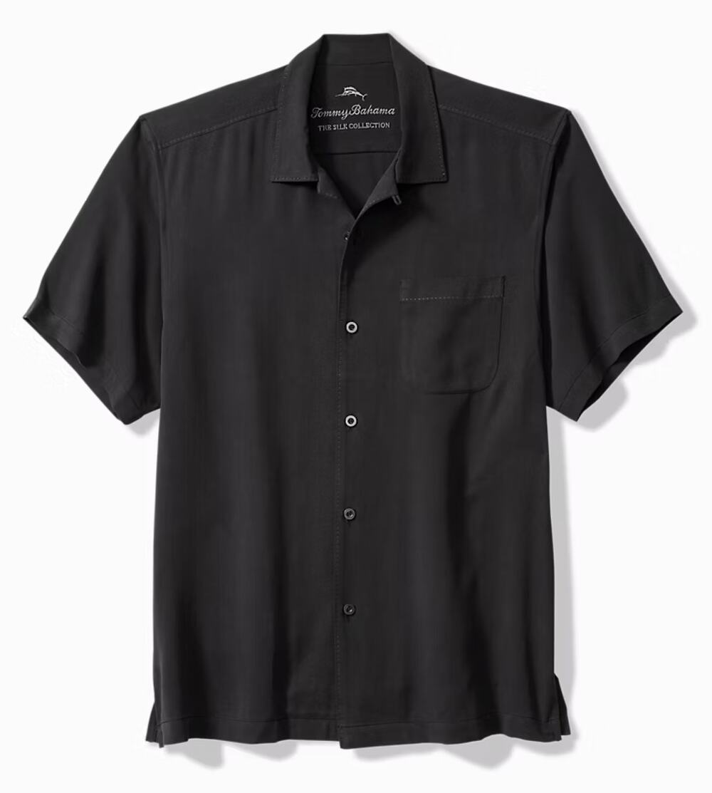 Tommy Bahama 100% Silk Original Fit Camp Shirt, Size L
